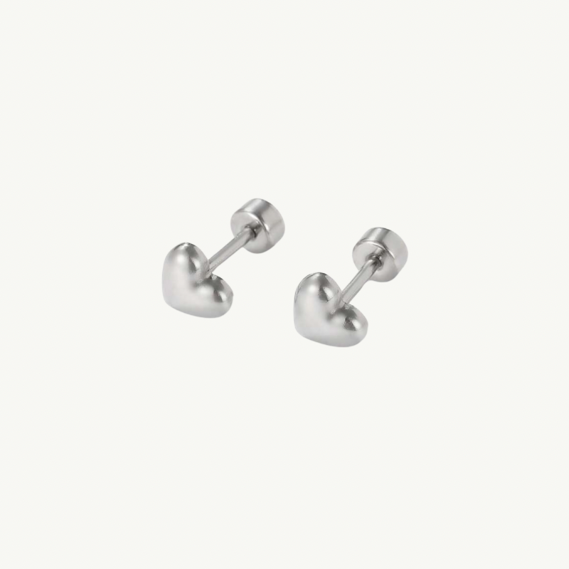 Heart Stud Earrings