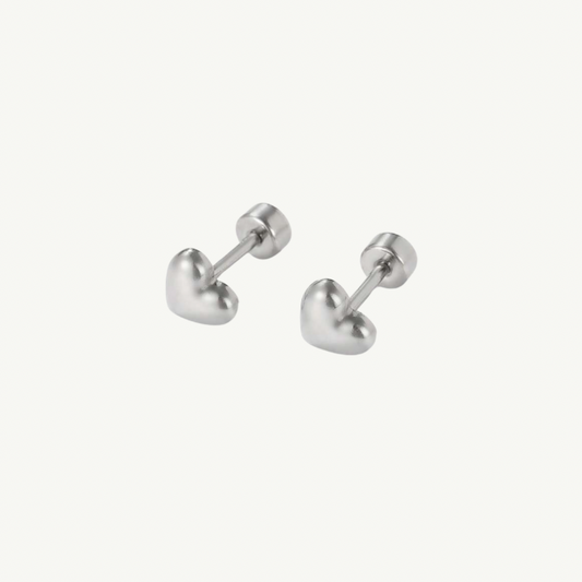 Heart Stud Earrings