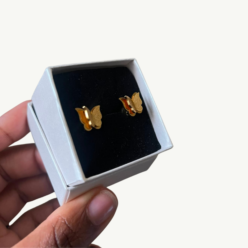 3D Butterfly Earrings