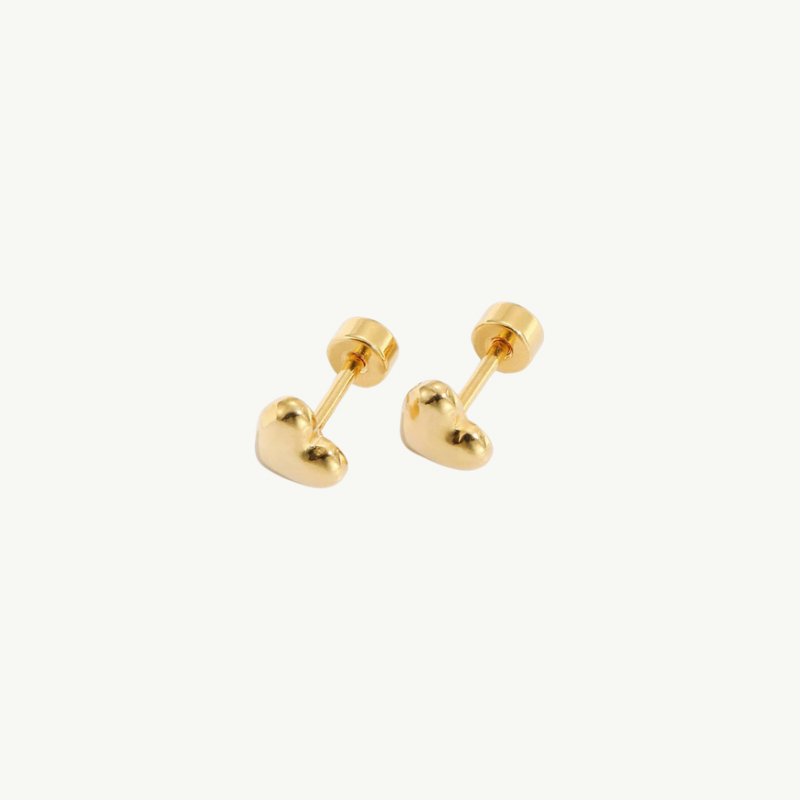 Heart Stud Earrings