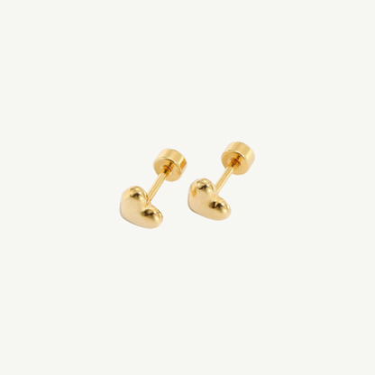 Heart Stud Earrings