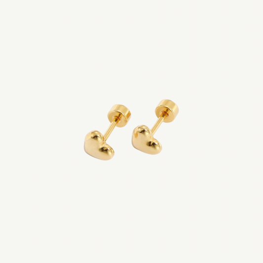Heart Stud Earrings