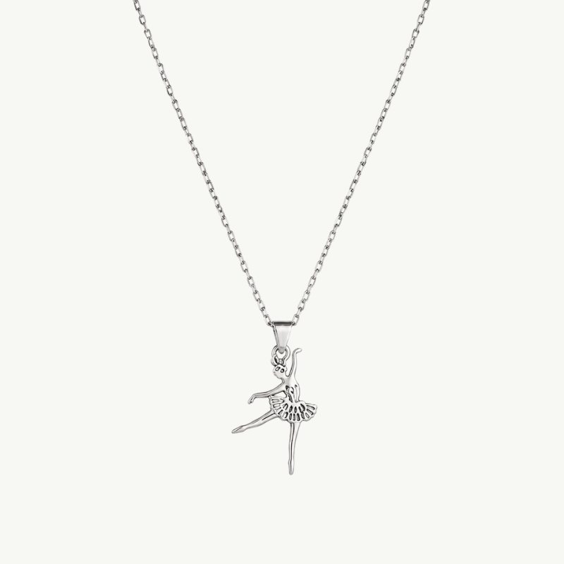 Silver Ballerina Necklace