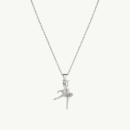 Silver Ballerina Necklace