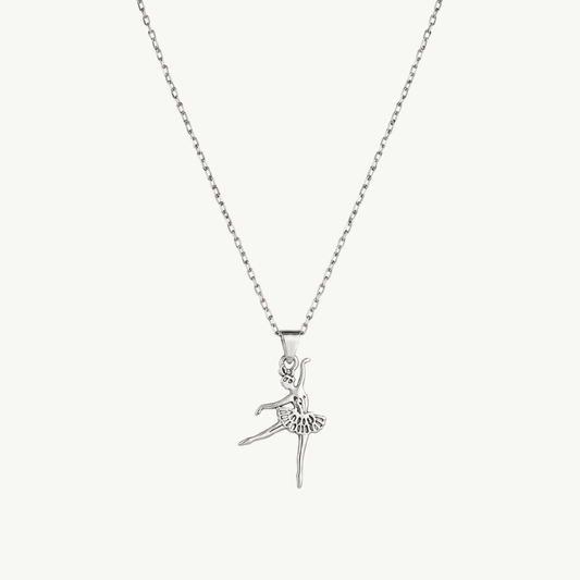 Silver Ballerina Necklace