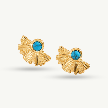 Vintage Fan Earrings