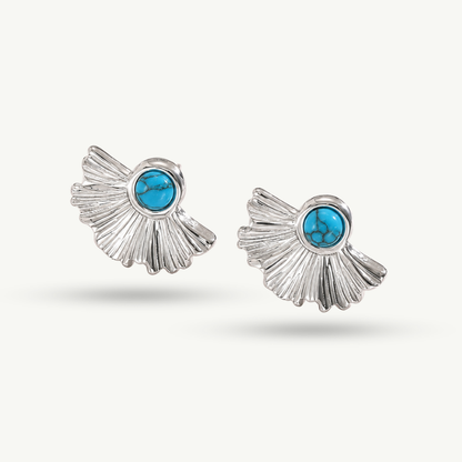 Vintage Fan Earrings