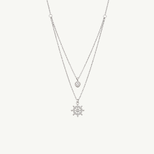Stacked Helm necklace