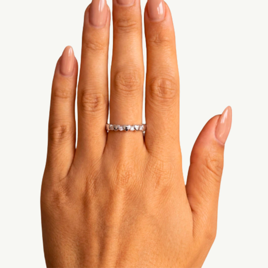 Cor Sterling Ring