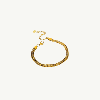 Double Curb Link Bracelet