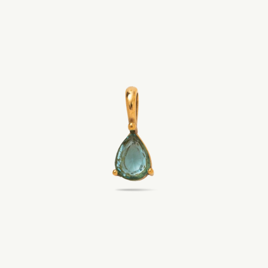 Teardrop Birthstone Pendant