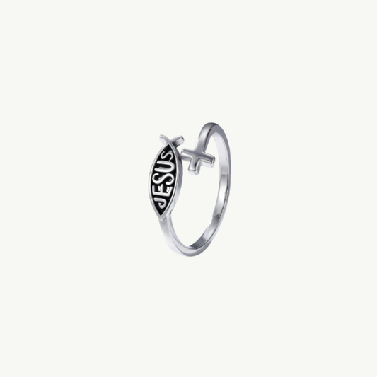 Jesus Fish Ring