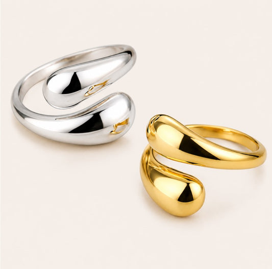 Adjustable Waterdrop Ring
